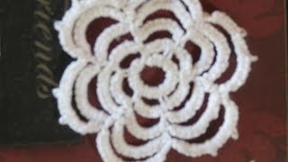 Needle tatting Rosette [upl. by Nneb]