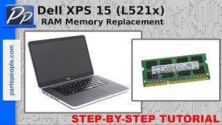 Dell XPS 15 L521x RAM Memory Replacement Video Tutorial Teardown [upl. by Naitsabas105]