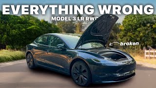 Everything Wrong With My NEW Model 3 Long Range RWD [upl. by Linnie]