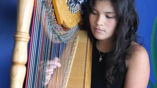 Paraguayan harp  Cascada played by Tessa Whale [upl. by Arondel]