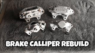 Brake Calliper Rebuild  Sumitomo R33 [upl. by Basil]