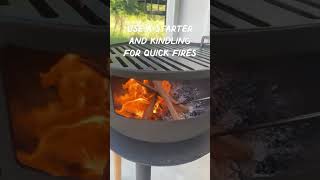 Fourneau grill woodfire demonstration carbonsteel madeinusa shrimp firecooking [upl. by Oakman]