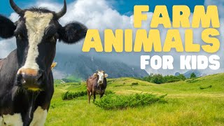 Farm Animals for Kids  Learn all about these fun animals [upl. by Mchenry959]