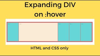 Split screen Expanding div on hover effect HTML and CSS only [upl. by Carmine]