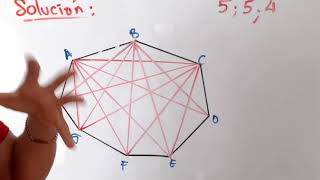 Dibujar un octágono convexo y trazar todas sus diagonales [upl. by Roxi181]