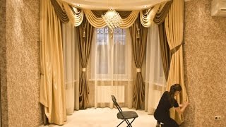 Красивые Шторы в Гостиную 2018 Beautiful curtains in the living room Schöne Vorhänge im Wohnzimmer [upl. by Anuaf]