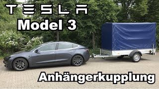 Nachrüstung einer Anhängerkupplung AHK für das Tesla Model 3 alle Versionen [upl. by Enilra]