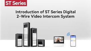 Introduction of ST Series Digital 2wire Intercom System [upl. by Drofxer478]