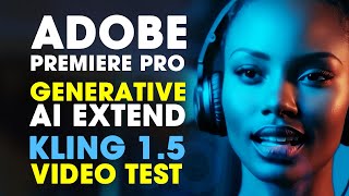 How to Use Generative Extend in Premiere Pro powered by Adobe Firefly  KLING 15 Video TEST [upl. by Labana]