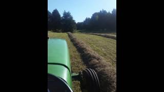 Baling hay with the 2755 [upl. by Biddie911]