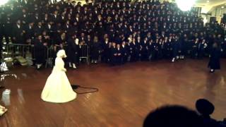 Spinka Rebbi Tangling Kallah at Mitzvah Tantz FUNNY [upl. by Ycat]