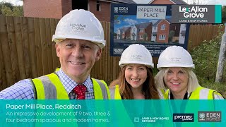 🏡 Take a look 👀 at Paper Mill Place in Redditch📍with the Land and New Homes team [upl. by Berget]