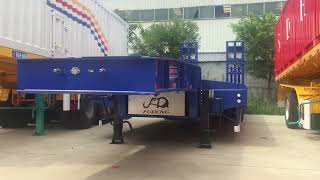 Fudeng Tri Axle Lowbed Trailer [upl. by Yuria263]