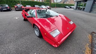 carspotting Düsseldorf countach Islero nick verpasst ein miura [upl. by Leynwad]