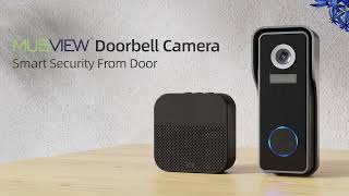 MUBVIEW J7 Wireless Video Doorbell Camera with Chime doorbell video home tech sale christmas [upl. by Yor]