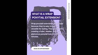 What is a Wrap Ponytail [upl. by Eiroj]