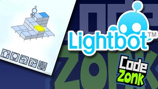 Lightbot on iPad  Level 1  Teaching Kids to Code [upl. by Anivlem]