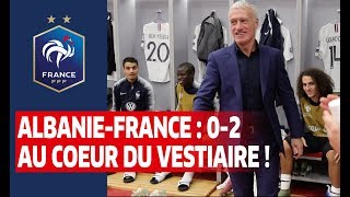 Dans le vestiaire des Bleus à Tirana 20 Equipe de France I FFF 2019 [upl. by Yale]