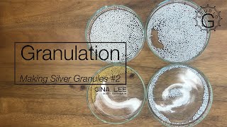 그래뉼레이션 알갱이 만들기 2 Making silver granules for Granulation 2 [upl. by Waligore735]