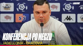 Konferencja po meczu Jagiellonia  Cracovia [upl. by Ainos]