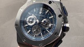 Audemars Piguet Royal Oak Offshore Chronograph 26480TIOOA027CA01 Audemars Piguet Royal Oak [upl. by Oibaf158]