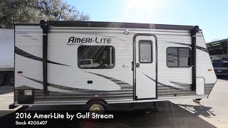 2016 AmeriLite 188RB by Gulf Stream Walkaround  OptimumRVcom [upl. by Darius]