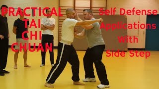 Practical TAI CHI CHUAN APPLICATIONS with side step [upl. by Acino456]