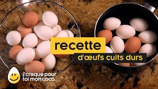 Recette DŒufs Cuits Durs Comment Cuire des Œufs Durs à La Perfection [upl. by Minda]