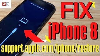 3 Steps to Fix supportapplecomiphonerestore on iPhone 8 Plus  Stuck at Recovery Mode Screen [upl. by Lieberman]