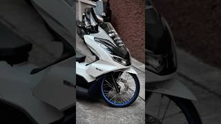 Pcx 160 putih modif simpel ceper pcx160cc pcxmodification [upl. by Olwen]