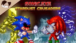 Sonicexe Stardust Crusaders l Knuckles VS Sonicexe Animation [upl. by Ernaline]