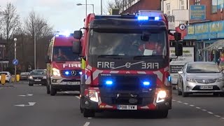 Ashton Technical Response Unit Responding  Greater Manchester Fire And Rescue Service [upl. by Marguerita]