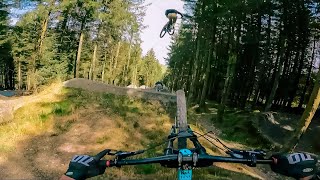 RIDING INSANE NEW DOWNHILL MTB JUMPS [upl. by Neersan]