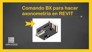 Como hacer axonometrias en REVIT [upl. by Tennies]