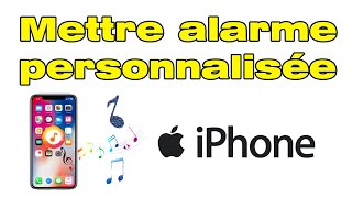 Comment mettre une alarme personnalisée sur iPhone [upl. by Uolymme278]