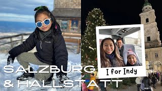 Salzburg amp Hallstatt Austria Vlog 🇦🇹 Hallstatt day trip cable car ride to summit of Untersberg [upl. by Oeramed760]