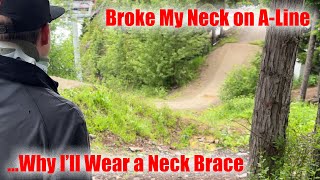 I BROKE MY NECK ON AN ALINE PRO FEATURE I NEED A NECK BRACE [upl. by Adnilahs203]