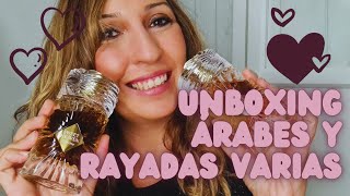 🎁🌟UNBOXING PERFUMES ARABES GULF ORCHID MATIN MARTIN MAISON ASRAR Y 💕RAYADAS VARIAS 💕 [upl. by Dosia]