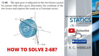 268 hibbeler statics chapter 2  hibbeler statics  hibbeler [upl. by Rossie232]