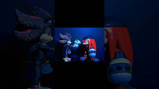 Shadow vs Knuckles Sonic movie 3 trailer stop motion [upl. by Rovert]