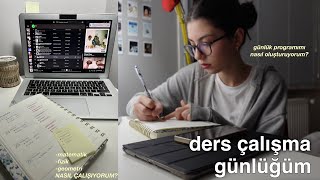 Okul Sonrası Ders Çalışma Rutinim👩🏻‍💻  program oluşturma  tavsiye [upl. by Sachi366]