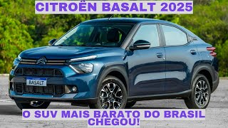 Novo Citroën Basalt 2025 O SUV Mais Barato do Brasil [upl. by Adiarf867]