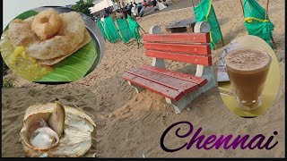 MuraliNeha14 EP 2 ☕ Neelangarai Beach in Chennai 🌯 ownvoice teluguvlogs viralvideo [upl. by Tollmann]