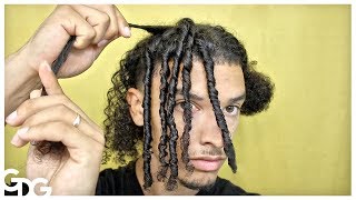 How To Start Dreadlocks With Long Hair [upl. by Adiam]