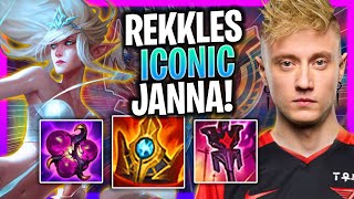 REKKLES PLAYS HIS ICONIC JANNA IN KOREA SOLOQ  T1 Rekkles Plays Janna Support vs Rakan [upl. by Brocky]