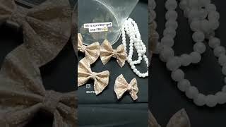 glitter hair accessorieshair bow clipcrafter Aditi crafteraditi viralvideo [upl. by Nader]