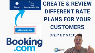 How to Set Up a Rate Plan in BookingCom Step by Step [upl. by Nelac]