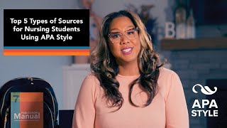 Top 5 Types of Sources for Nursing Students Using APA Style [upl. by Yerkovich733]