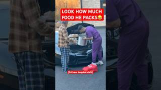 Mom Packs Him Lunch For EVERYONE 🤣 shorts comedy cooking [upl. by Harbird]