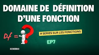 Comment déterminer le domaine de définition dune fonction  Cest tout facile [upl. by Siravrat]